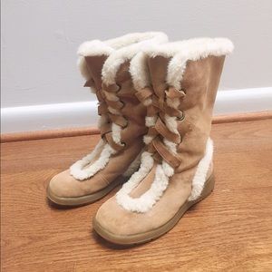 Aerosoles fur lined winter boots